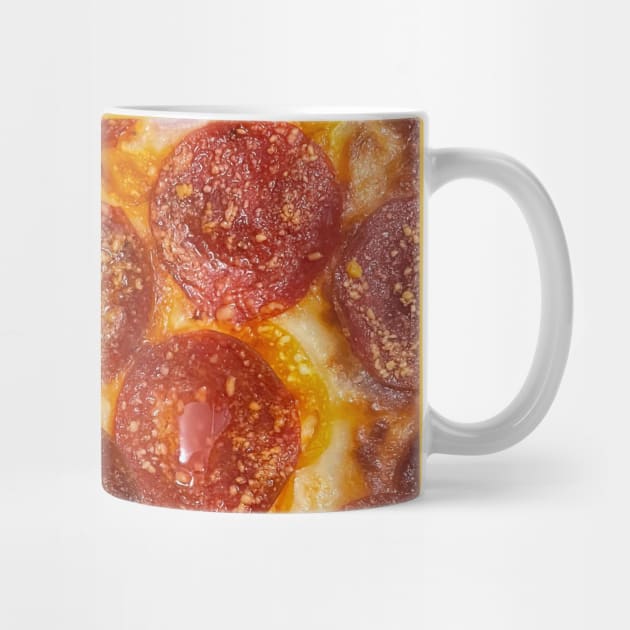 Funny Pepperoni Pizza All Over Photo Gag Gift by FatCatSwagger